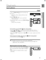 Preview for 35 page of Samsung HT-TZ515 User Manual