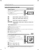 Preview for 42 page of Samsung HT-TZ515 User Manual