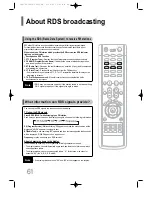 Preview for 62 page of Samsung HT-UP30 Instruction Manual