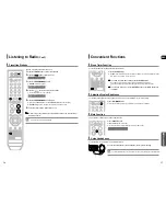 Предварительный просмотр 29 страницы Samsung HT X50 - DVD Home Theater System Instruction Manual