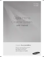 Samsung HT-X620 User Manual предпросмотр