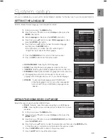 Предварительный просмотр 43 страницы Samsung HT-X720G User Manual