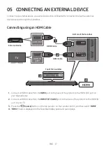 Предварительный просмотр 21 страницы Samsung HW-A67E Full Manual