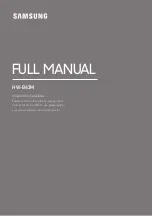 Preview for 1 page of Samsung HW-B43M Full Manual
