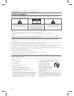 Предварительный просмотр 4 страницы Samsung HW-D550 User Manual