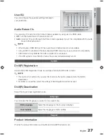 Preview for 27 page of Samsung HW-E6500 User Manual