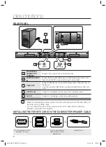 Предварительный просмотр 8 страницы Samsung HW-H360 User Manual