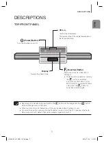 Предварительный просмотр 7 страницы Samsung HW-H460 User Manual