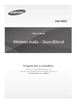 Samsung HW-H500 User Manual preview