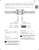 Предварительный просмотр 15 страницы Samsung HW-HM45C User Manual