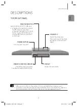 Предварительный просмотр 7 страницы Samsung HW-HM60 User Manual