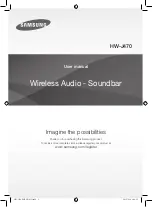 Samsung HW-J470 User Manual preview