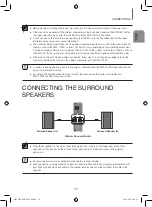 Предварительный просмотр 15 страницы Samsung HW-J470 User Manual