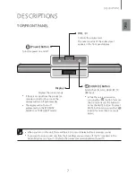 Предварительный просмотр 7 страницы Samsung HW-J550 User Manual