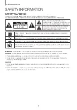 Предварительный просмотр 2 страницы Samsung HW-J6501R User Manual