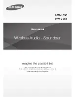 Samsung HW-J651 User Manual предпросмотр