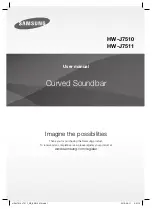 Samsung HW-J7510 User Manual preview