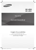 Preview for 1 page of Samsung HW-J8500 User Manual