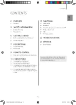 Предварительный просмотр 5 страницы Samsung HW-JM25 User Manual