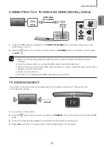 Предварительный просмотр 21 страницы Samsung HW-JM4000 User Manual