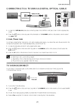 Предварительный просмотр 21 страницы Samsung HW-JM4000C User Manual