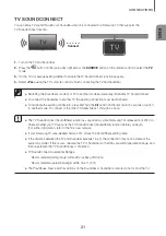 Предварительный просмотр 21 страницы Samsung HW-K369 User Manual