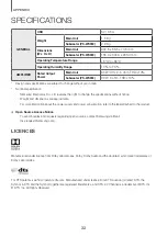 Предварительный просмотр 32 страницы Samsung HW-K390 User Manual