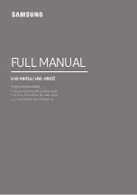 Samsung HW-MM36 Full Manual предпросмотр