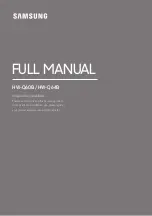 Предварительный просмотр 1 страницы Samsung HW-Q60B Full Manual