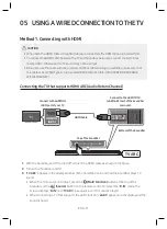 Предварительный просмотр 11 страницы Samsung HW-Q800T User Manual