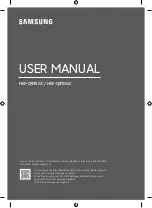 Предварительный просмотр 1 страницы Samsung HW-Q935GC User Manual