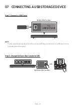 Предварительный просмотр 22 страницы Samsung HW-T400/XL Full Manual