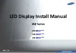 Samsung IAB Series Install Manual preview