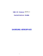 Предварительный просмотр 1 страницы Samsung IEYE PRO Installation Manual