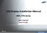 Preview for 1 page of Samsung IFA Series Installation Manual