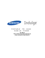 Preview for 1 page of Samsung Indulge User Manual