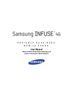 Samsung Infuse 4G User Manual preview