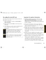 Preview for 105 page of Samsung INSTINCT S30 User Manual