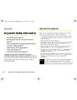 Предварительный просмотр 222 страницы Samsung Instinct SPH-M800 User Manual