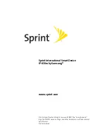 Preview for 1 page of Samsung ip 830w - SPRINT - CELL PHONE Owner'S Manual