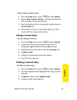 Preview for 79 page of Samsung ip 830w - SPRINT - CELL PHONE Owner'S Manual