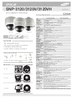 Samsung iPOLiS 3120V Technical Specifications preview