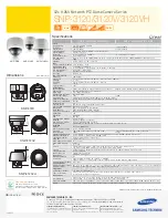 Preview for 2 page of Samsung iPOLiS SNP-3120 Specifications