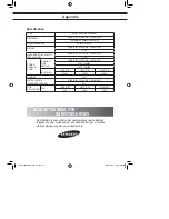 Preview for 12 page of Samsung J1220 Owner'S Instructions Manual