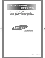 Preview for 22 page of Samsung J1255AV Owner'S Instructions Manual