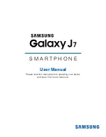 Предварительный просмотр 1 страницы Samsung J700T1 User Manual