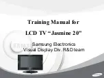 Samsung Jasmine 20 Training Manual предпросмотр