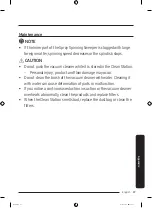 Предварительный просмотр 29 страницы Samsung Jet VS20A9580VW User Manual