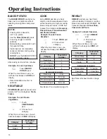 Preview for 14 page of Samsung JMV8208BA Use & Care Manual