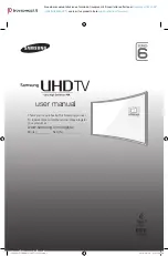 Предварительный просмотр 1 страницы Samsung JU6500 User Manual